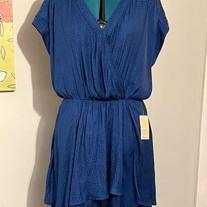 Nordstrom Socialite Blue Wrap Dress - NWT